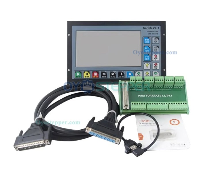 DDCS V4.1 3-Axis/4-Axis Standalone CNC Motion Controller Offline Controller USB CNC Controller Interface